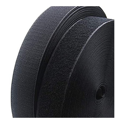 Velcro Da Cucire - Nero, 16 Mm X 3 M - Chiusura Forte E Riutilizzabile Per Fai Da Te - Foto 10