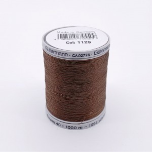 GUTERMANN RAYON 40 1000MT col MARRONE 1129 - per ricamo