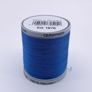 GUTERMANN RAYON 40 1000MT col INDIGO 1076 - per ricamo