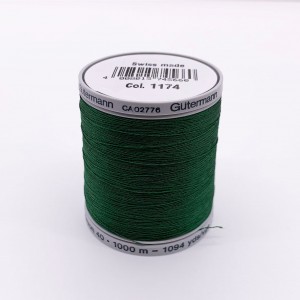 GUTERMANN RAYON 40 1000MT col VERDE BOTTAGLIA 1174 - per ricamo