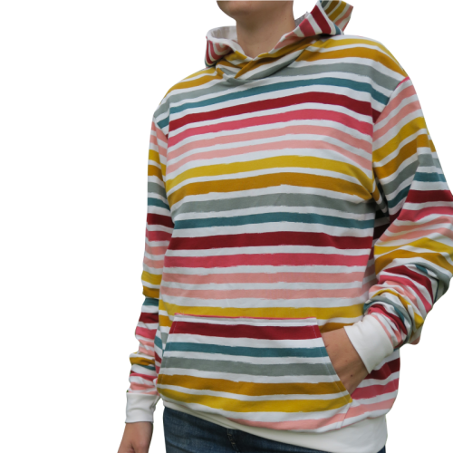 FELPA KENNY con cappuccio ADULTO taglia XXL cartamodello e videotutorial