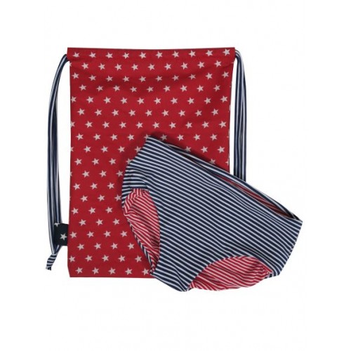 CARTAMODELLO COSTUMINO per lei e per lui TG 18/24 MESI -10 ANNI CON SACCA IDROOREPELLENTE