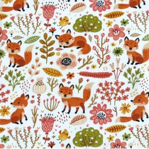 FOXY VOLPINA NEL BOSCO BASE BIANCA