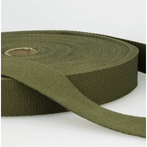 CINGHIA COTONE VERDE MILITARE CM 4 - COL 53