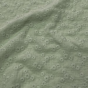 MUSSOLA RICAMATA FIORELLINO SALVIA MUSSOLA RICAMATA FIORELLINO SALVIA