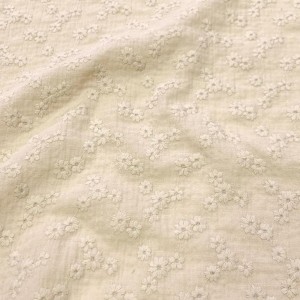 MUSSOLA RICAMATA FIORELLINO ECRU MUSSOLA RICAMATA FIORELLINO ECRU