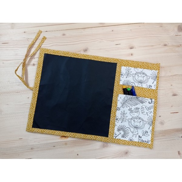 KIT ROTOLINO SCRIVI E COLORA - FANTASIA MASCHIO