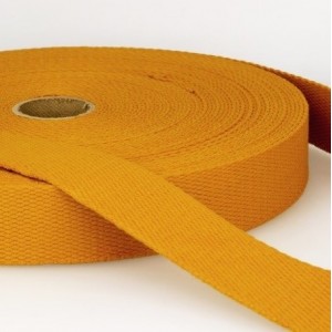 CINGHIA CM 2.5 COTONE MOSTARDA - COL 42