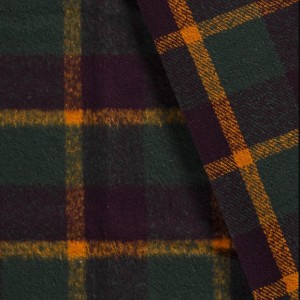 PLAID A QUADRI VERDONE VIOLA E ARANCIO PLAID A QUADRI VERDONE VIOLA E ARANCIO