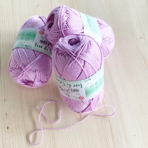 FILO PER UNCINETTO E TRICOTIN GOMITOLO 50 GR - LILAC