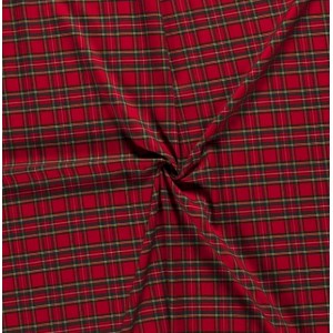 TARTAN ROSSO QUADRO PICCOLO gabarden light stretch TARTAN ROSSO QUADRO PICCOLO gabarden light stretch
