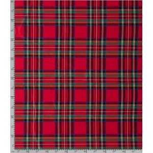 TARTAN ROSSO QUADRO MEDIO