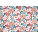 INGRID FIORELLINI MULTICOLOR tela di panama fiammata