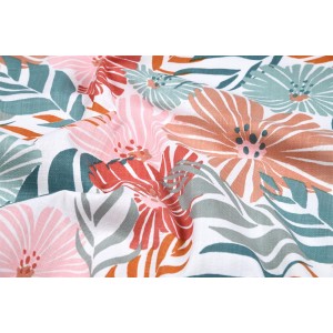 SUPERBE tela di panama effetto fiammato NATTE