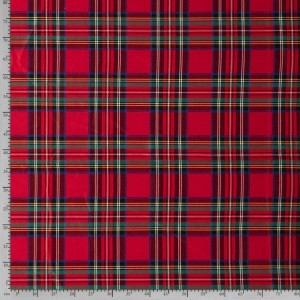 TARTAN ROSSO QUADRO GRANDE gabarden light stretch