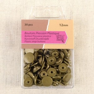 BOTTONI A PRESSIONE 12 MM CONF 30 PZ - 563 BRONZO
