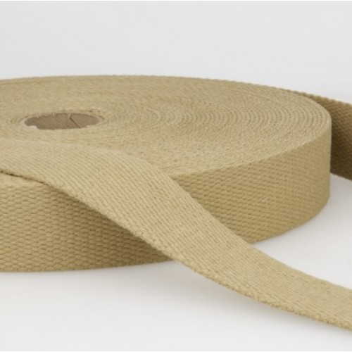 ELASTICO PIATTO 2,5 LINO  - TAGLIO DA 1 MT