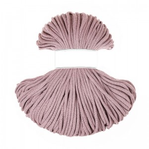 BRAIDED CORDINO COTONE RICICLATO MM5 - MALVA PASTELLO