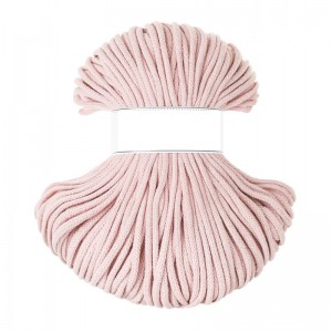 BRAIDED CORDINO COTONE RICICLATO MM5 - ROSA PASTELLO