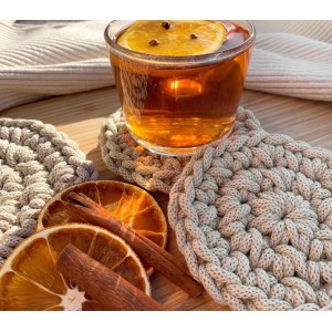 BRAIDED CORDINO COTONE RICICLATO MM5 - LILLA