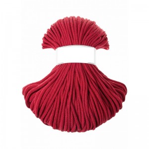 BRAIDED CORDINO COTONE RICICLATO MM5 - ROSSO