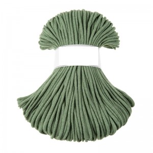 BRAIDED CORDINO COTONE RICICLATO MM5 - EUCALIPTO