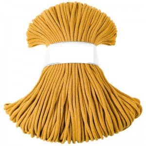 BRAIDED CORDINO COTONE RICICLATO MM5 - MOSTARDA