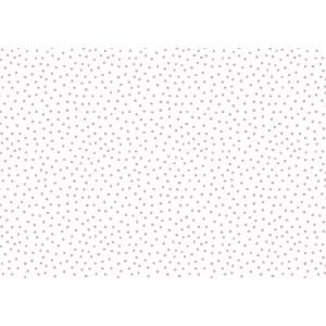 COTONE POIS SPARSI ROSA ANTICO BASE BIANCO COTONE POIS SPARSI ROSA ANTICO BASE BIANCO