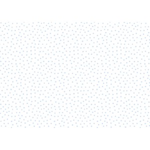 COTONE POIS SPARSI AZZURRO BABY BASE BIANCO COTONE POIS SPARSI AZZURRO BABY BASE BIANCO