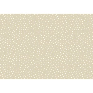 COTONE POIS SPARSI BIANCO BASE LINO COTONE POIS SPARSI BIANCO BASE LINO