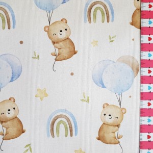 ORSETTO E PALLONCINI ARCOBALENO