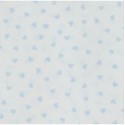 COTONE POIS SPARSI LILLA BASE BIANCA