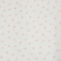 COTONE CUORICINI LINO SPARSI SU BASE BIANCA