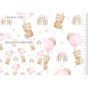 ORSETTA E PALLONCINI ARCOBALENO