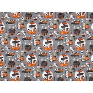 JACKO BOO HALLOWEEN BASE GRIGIO