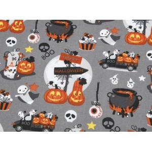 JACKO BOO HALLOWEEN BASE GRIGIO