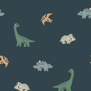 AQUA PROTECT DINOSAURI BASE VERDONE impermeabile