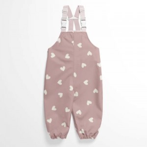 AQUA PROTECT CUORI BIANCHI SU BASE CIPOLLA PASTELLO impermeabile