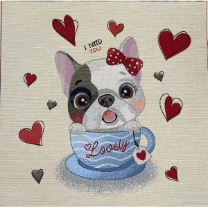 PANNELLO GOBELIN 45X45 cm ROSITA FRENCHBULL PANNELLO GOBELIN 45X45 cm ROSITA FRENCHBULL