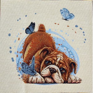 PANNELLO GOBELIN 45X45 cm RENATO IL BULLINO PANNELLO GOBELIN 45X45 cm RENATO IL BULLINO