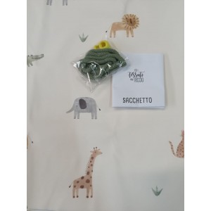 KIT SACCHETTO IN AQUA PROTECT JUNGLE BASE ECRU KIT SACCHETTO IN AQUA PROTECT JUNGLE BASE ECRU