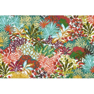TESSUTO IDROREPELLENTE GARRIGUE MULTICOLOR TESSUTO IDROREPELLENTE GARRIGUE MULTICOLOR