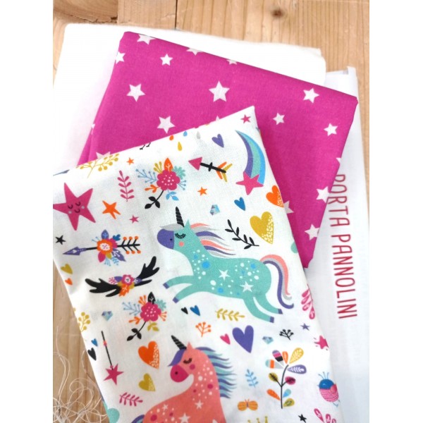 KIT PORTA PANNOLINI UNICORNO FATATO
