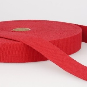 CINGHIA CM 2.5 COTONE ROSSO - COL 8