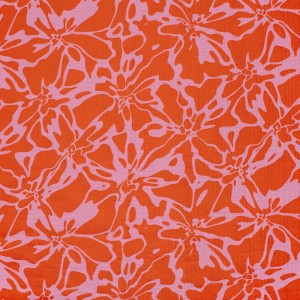 MUSSOLA ABSTRACT ARANCIO CALDO E LILAC MUSSOLA ABSTRACT ARANCIO CALDO E LILAC