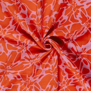 MUSSOLA ABSTRACT ARANCIO CALDO E LILAC MUSSOLA ABSTRACT ARANCIO CALDO E LILAC