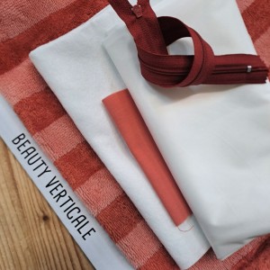KIT ASTUCCIO COCCOLINO BAMBOO RIGHE TERRACOTTA E MARSALA KIT ASTUCCIO COCCOLINO BAMBOO RIGHE TERRACOTTA E MARSALA