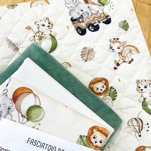 KIT FASCIATOIO DA VIAGGIO SAFARI IN JEEPY E BAMBOO TIMO