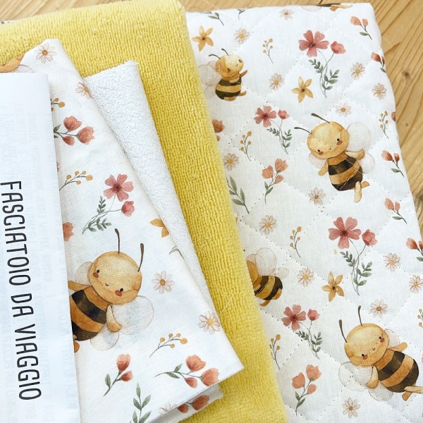 KIT FASCIATOIO DA VIAGGIO APINE E BAMBOO VANIGLIA