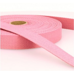 CINGHIA CM 2.5 COTONE ROSA ANTICO - COL 77